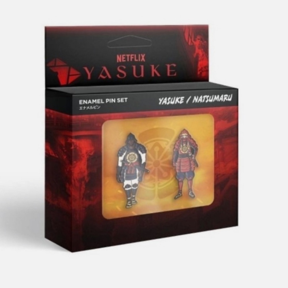 NWT Netflix‎ Nasuke enamel pin set